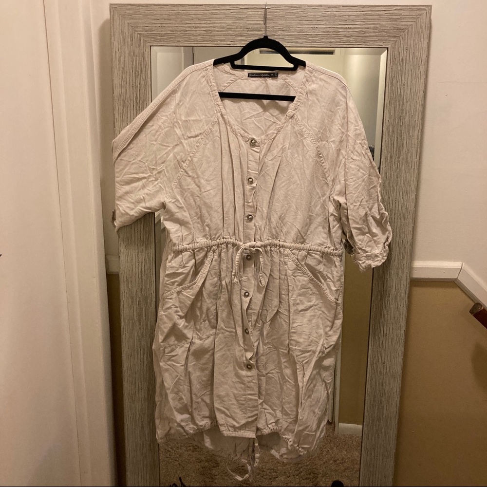 Gudrun Sjoden loose linen jacket
